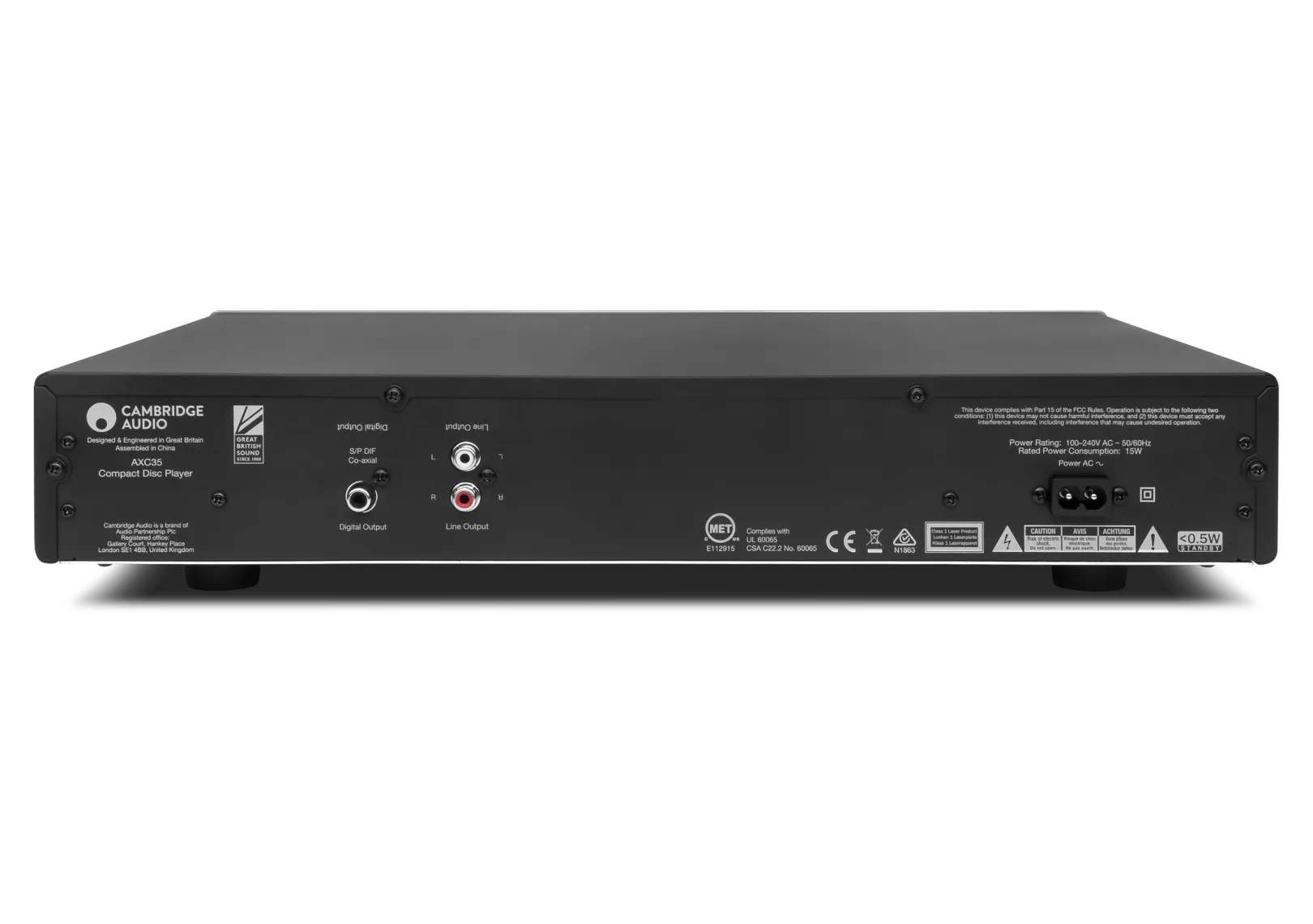 AXC35 背面パネル