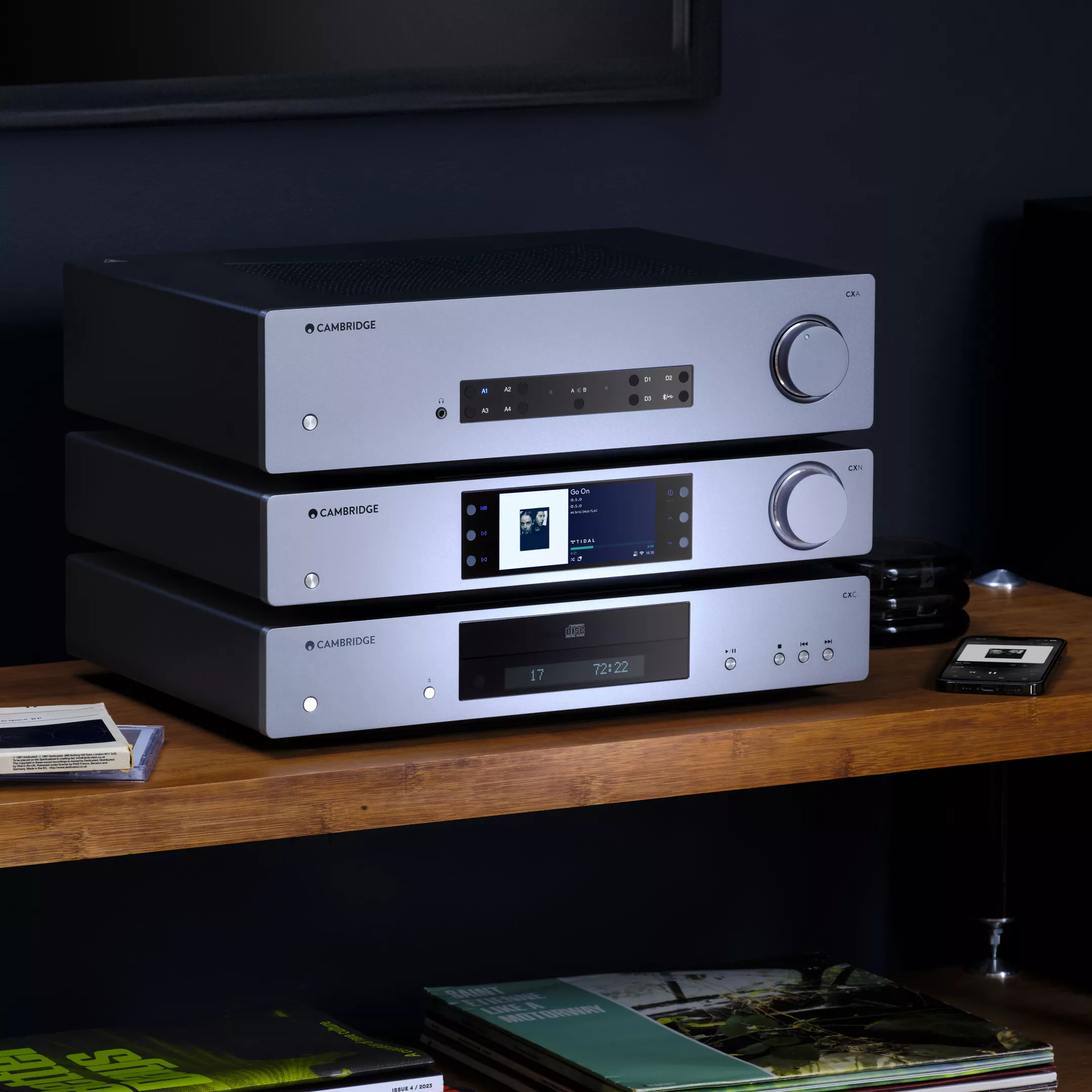 CXA81、CXN100、CXCのシェルフスタック